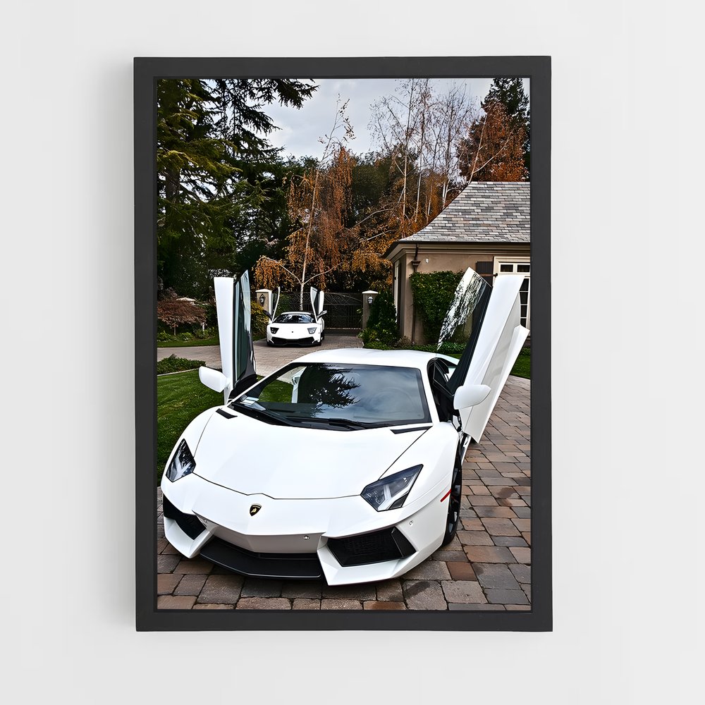 Poster Aventador Votre – affiche Lamborghini (vue 2)